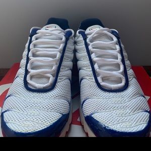 Blue Nike air max plus